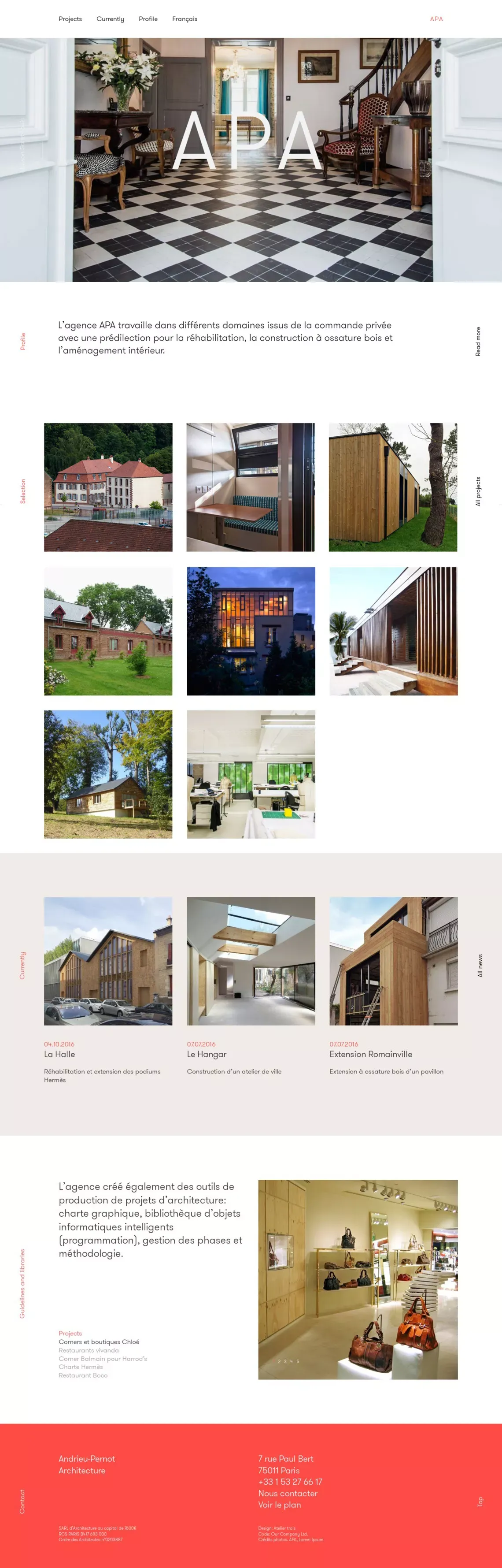 	APA - Portfolio design