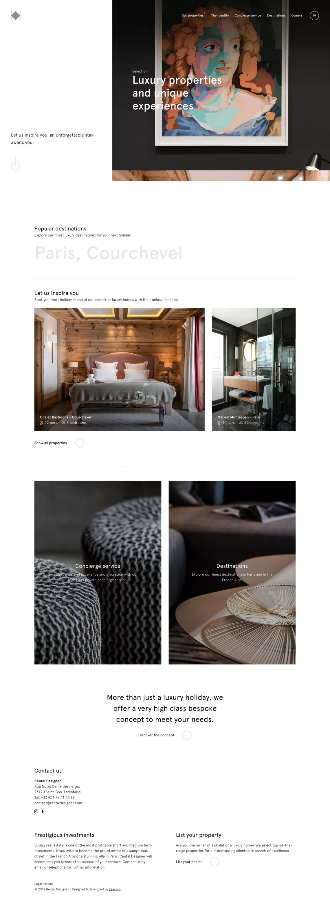 Rental Designer / Chalets et maisons de luxe sur-mesure Courchevel Paris - Other design