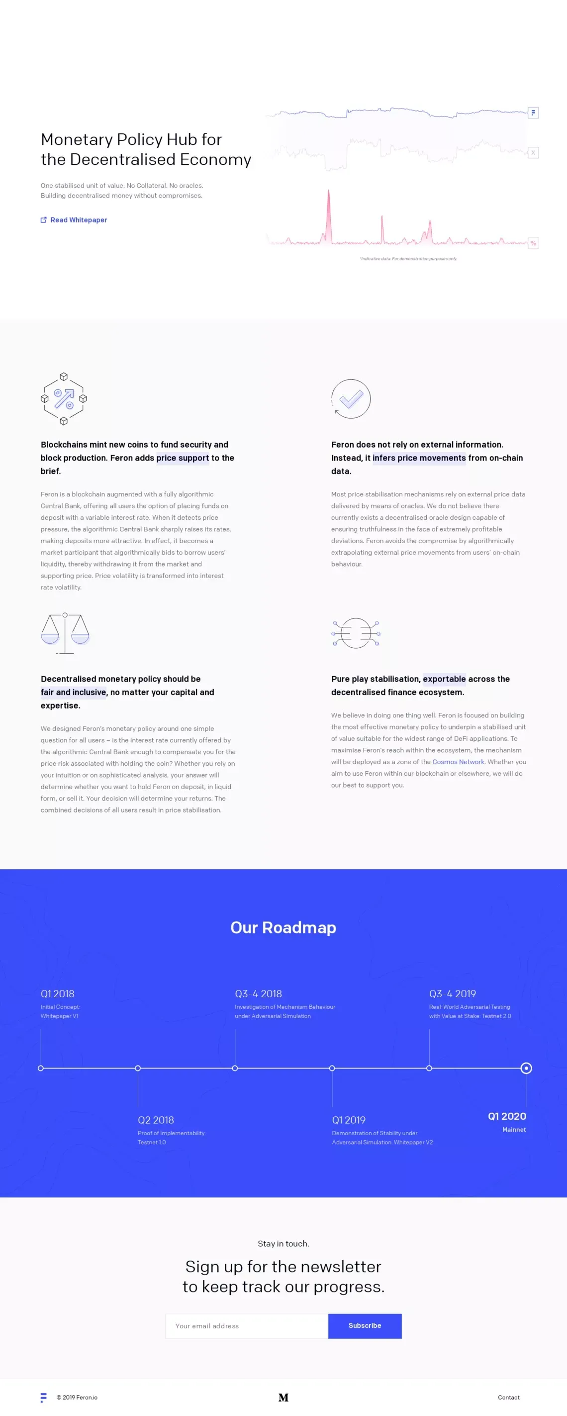 Feron - website design