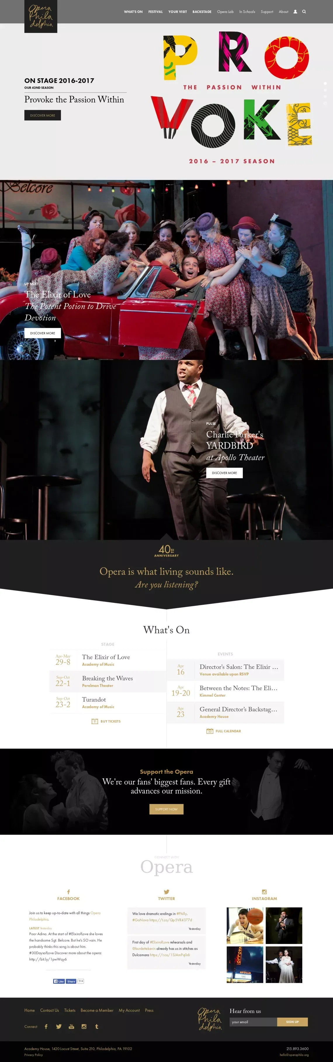Opera Philadelphia - Other design