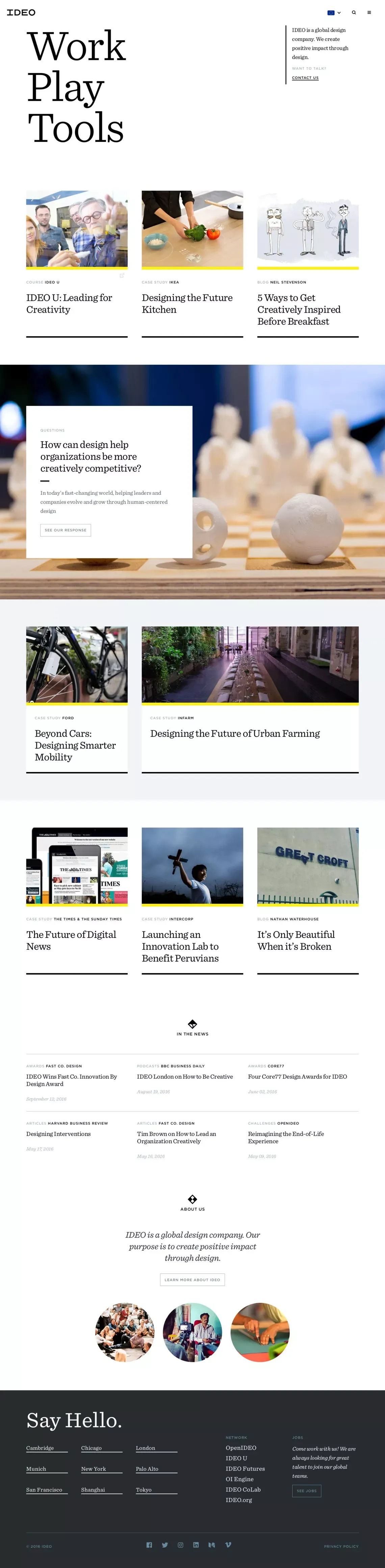 IDEO | ideo.com - Portfolio design