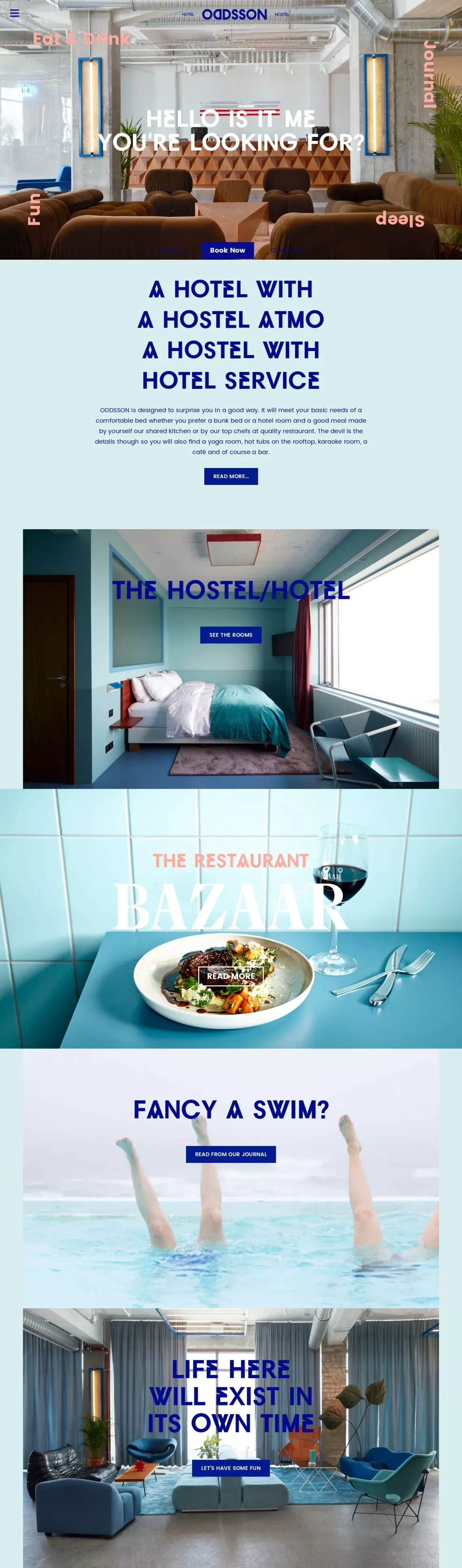 ODDSSON hostel Reykjavik, Iceland. An odd ho(s)tel indeed... - Other design