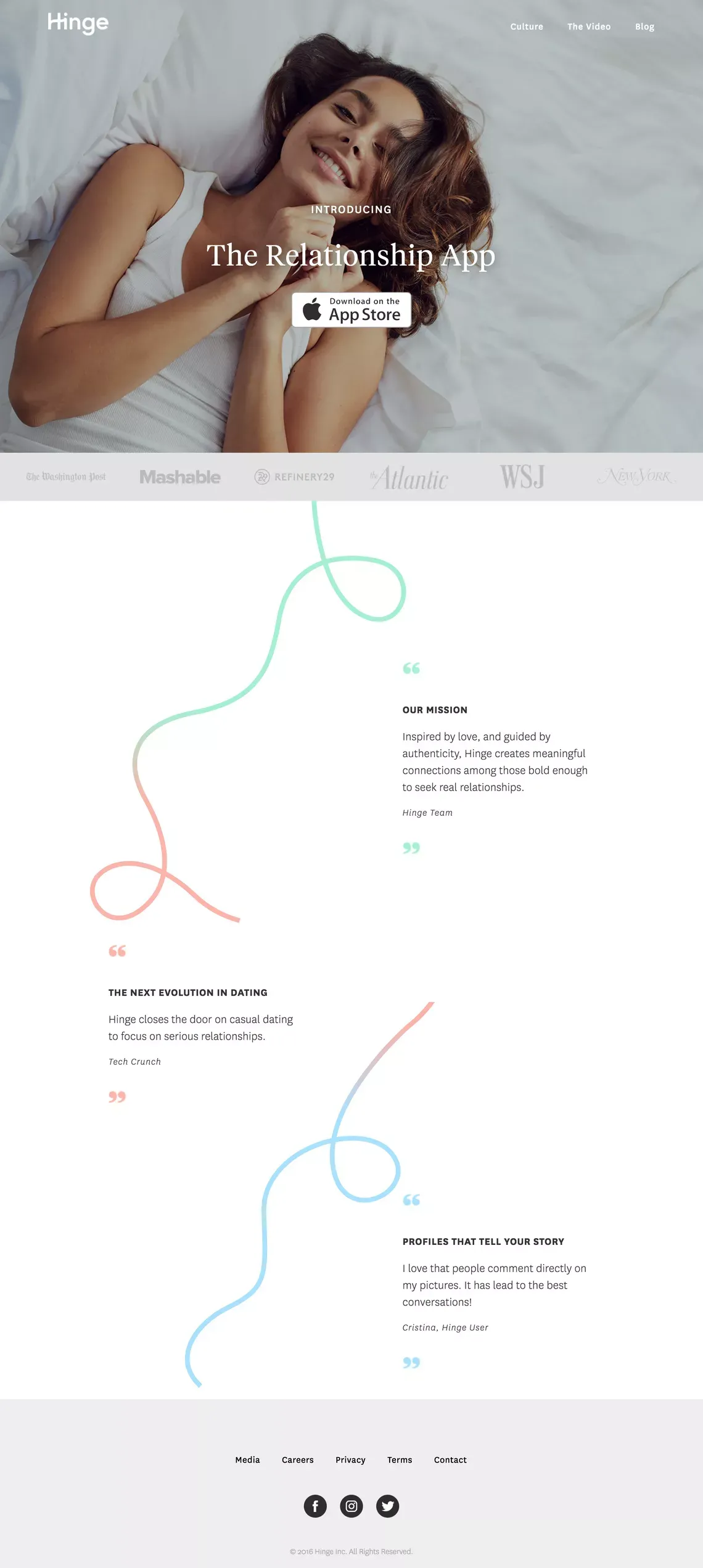 The Dating Apocalypse - Landing design