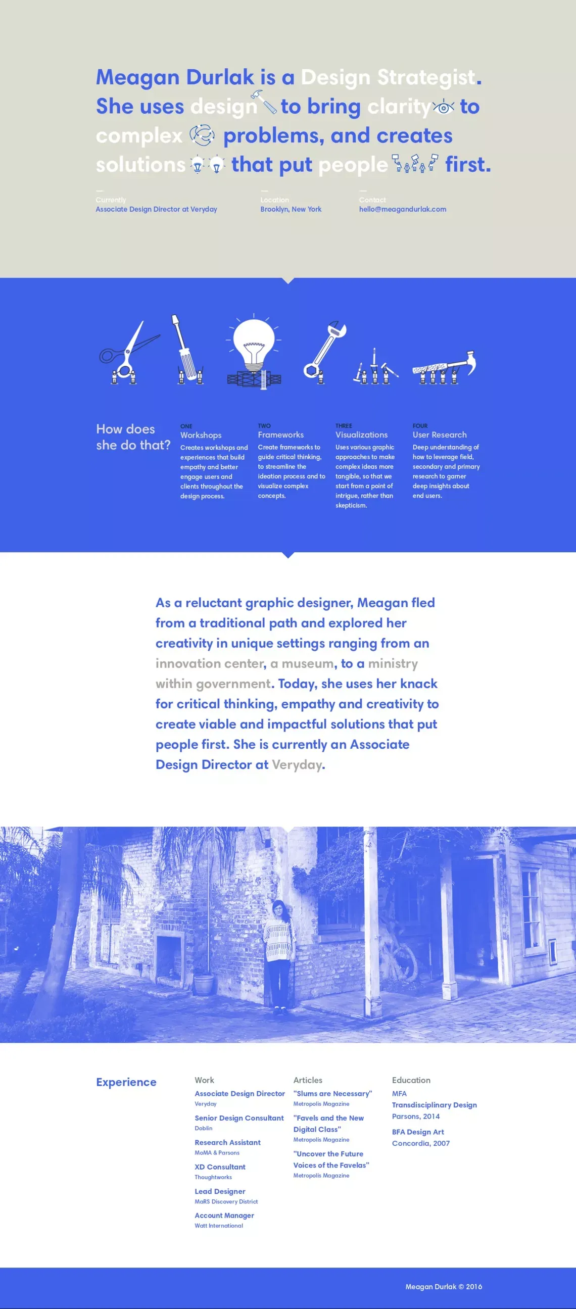 Meagan Durlak 2015 - Portfolio design