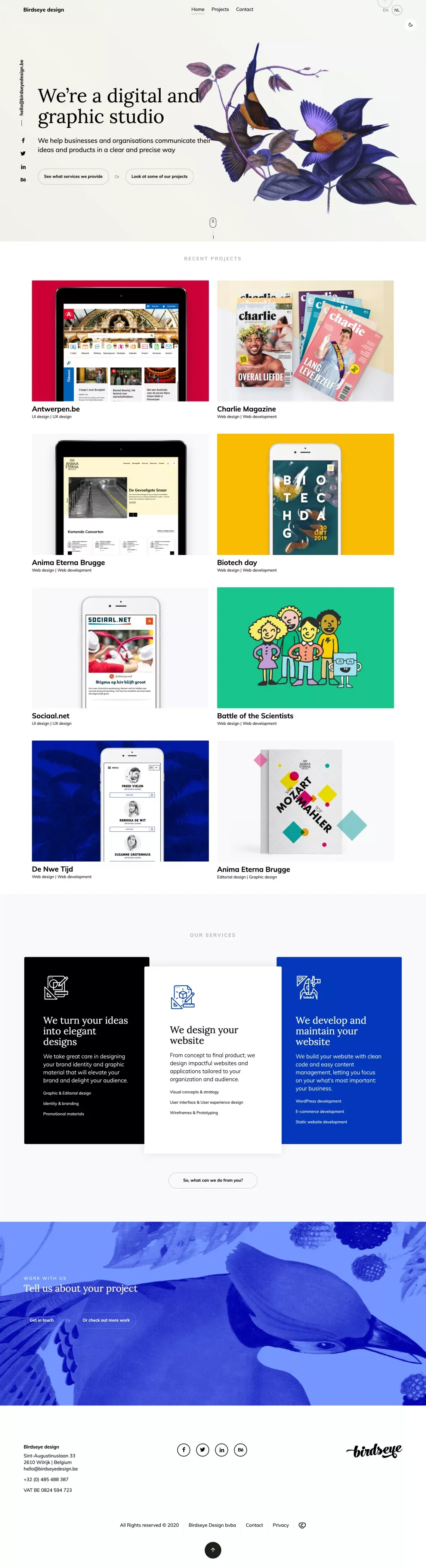 		Birdseye Design	 - Portfolio design