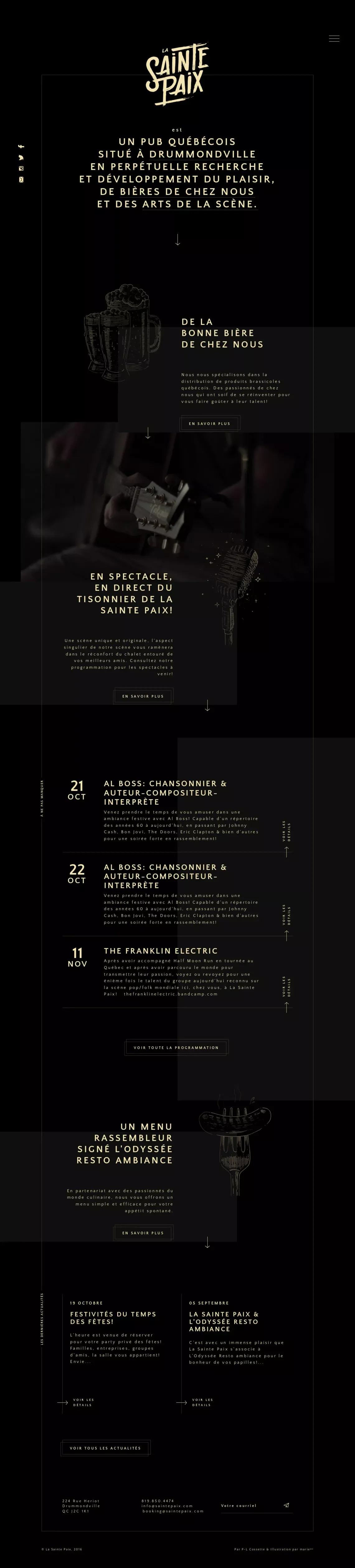 Accueil - La Sainte Paix - Other design