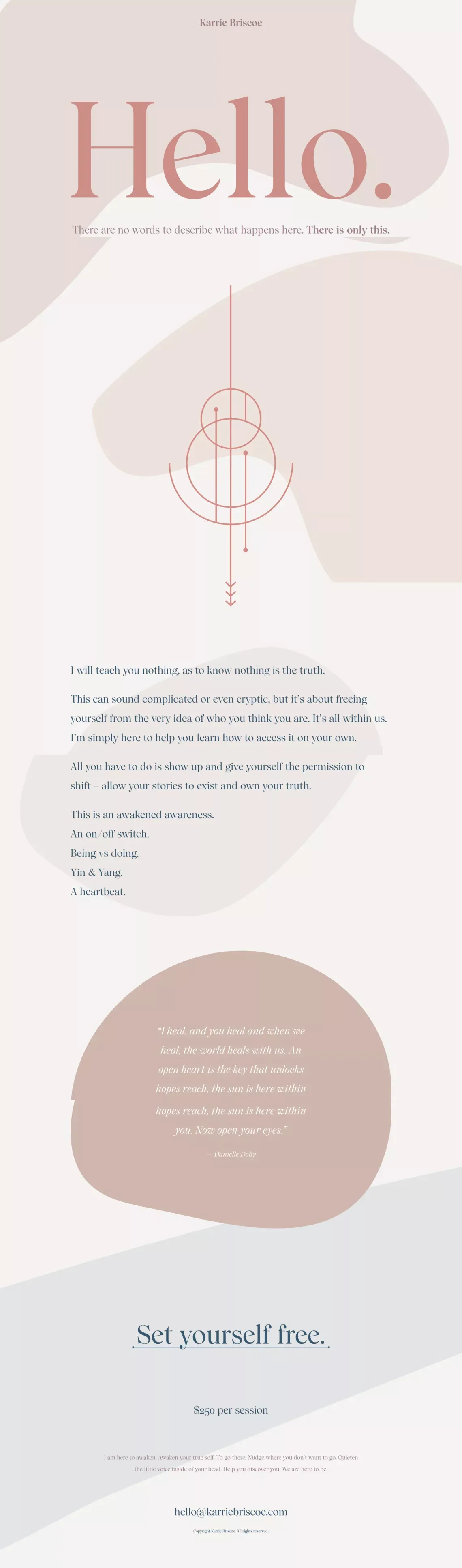 Karrie Briscoe - Portfolio design