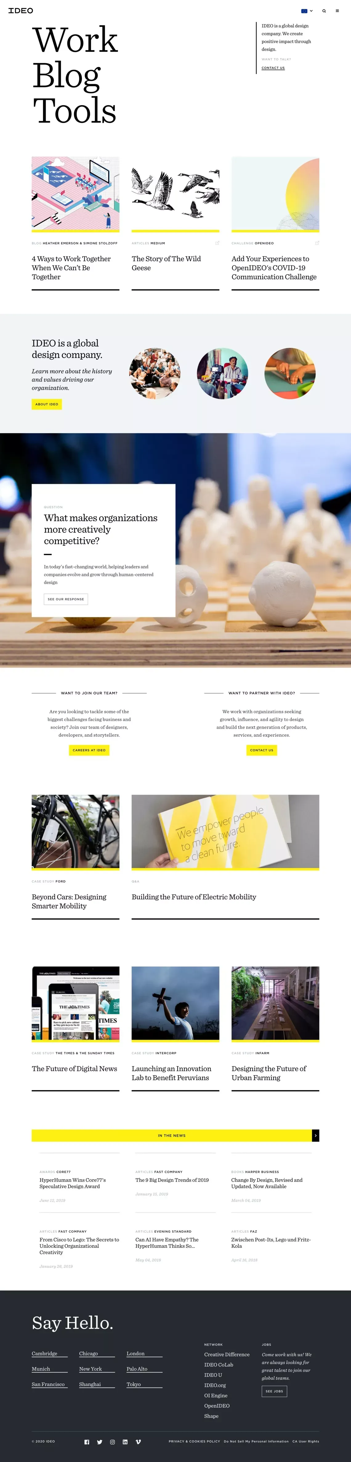 IDEO | ideo.com - Blog design