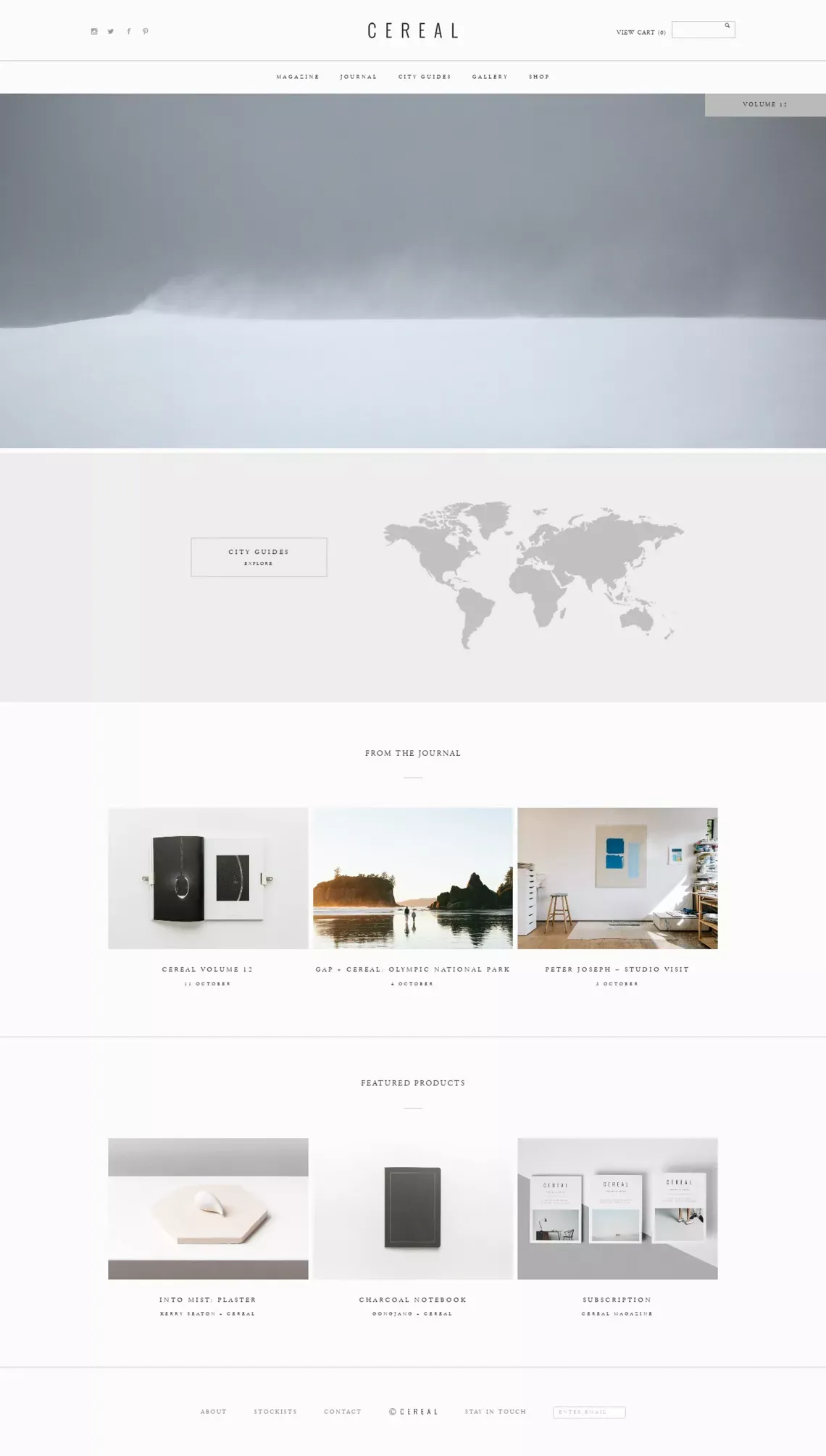 Cereal – Travel & Style Magazine - Blog design