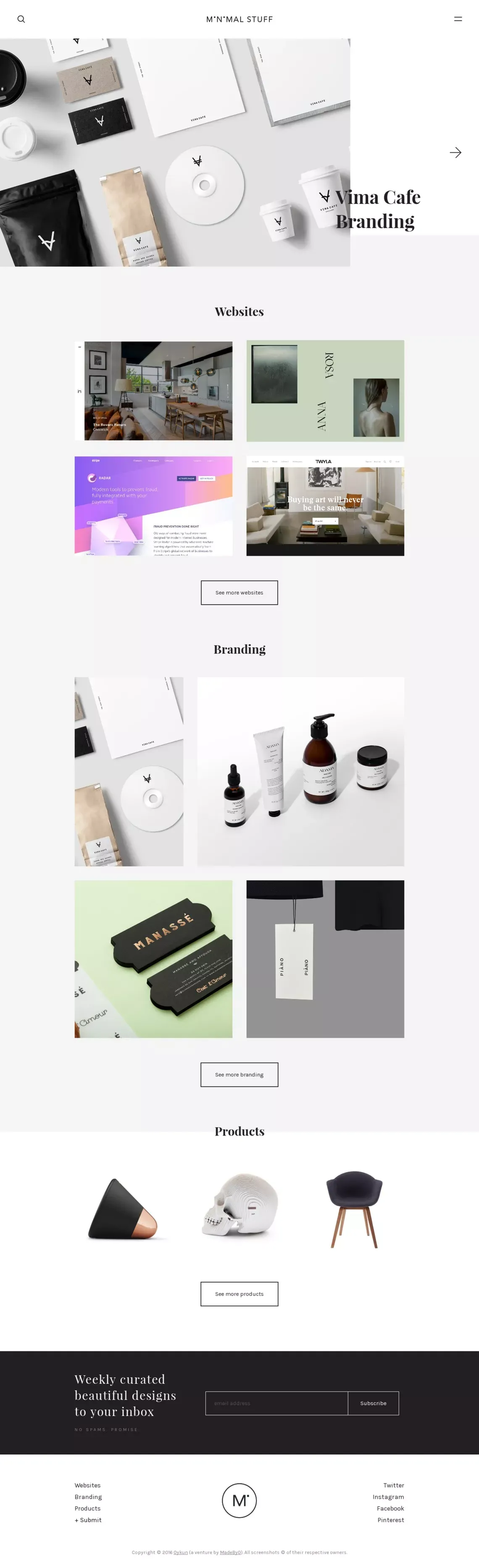 MinimalStuff Mag | High Quality Design Inspiration - Blog design