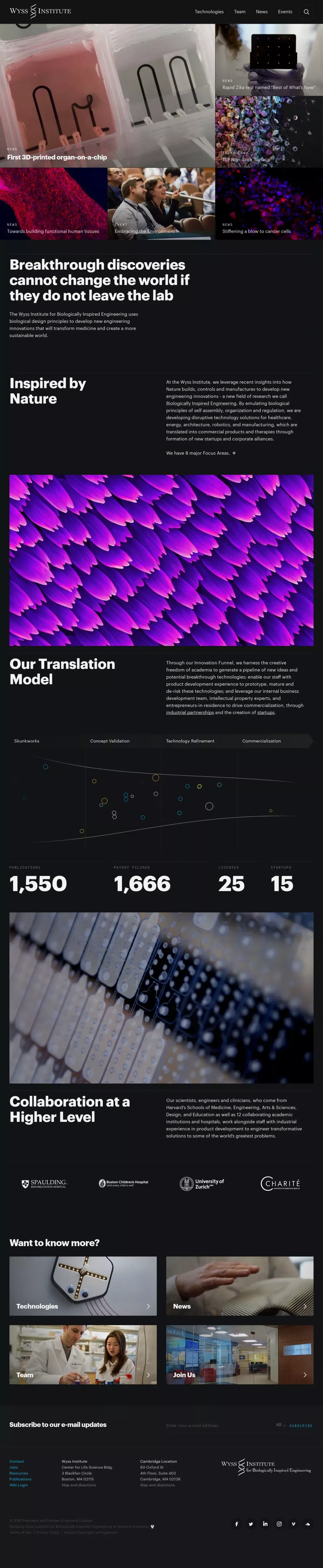 Wyss Institute | Wyss Institute at Harvard - Other design