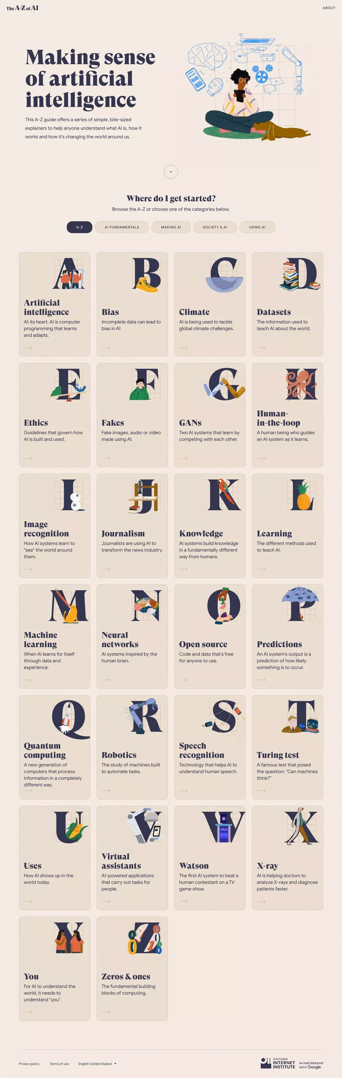 The A-Z of AI - Other design