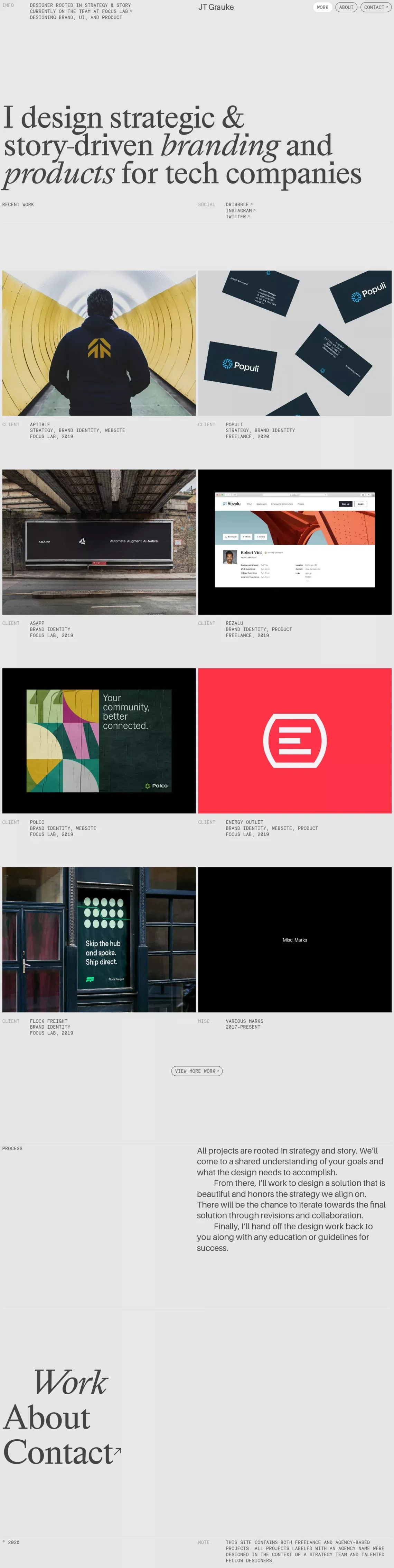http://jtgrauke.com/ - Portfolio design