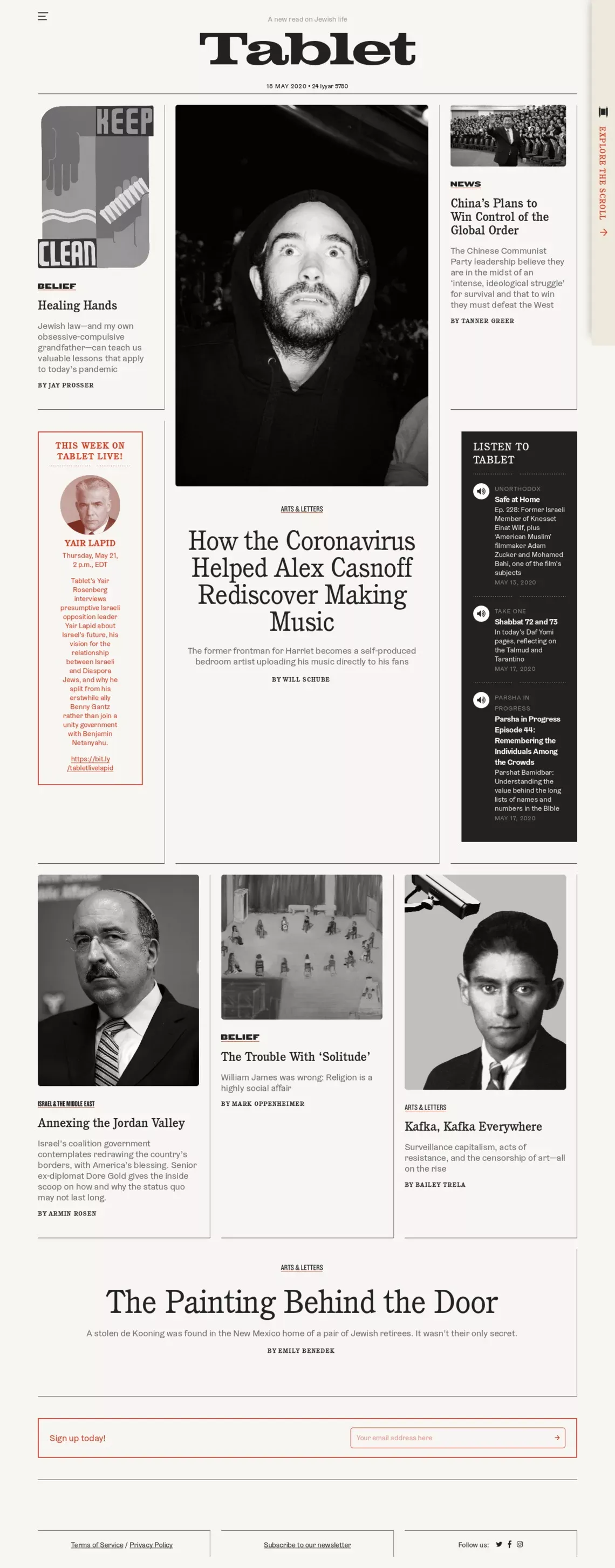 Tablet Magazine - Tablet Magazine - Blog design