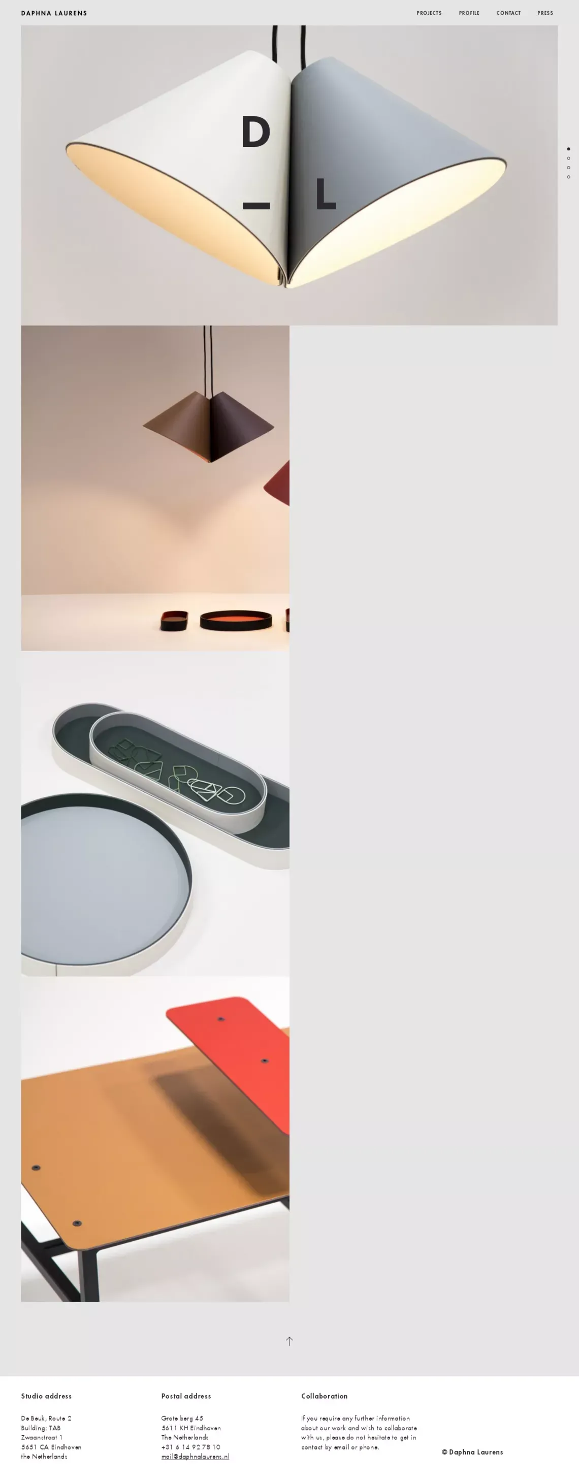 Design studio - Daphna Laurens - Portfolio design