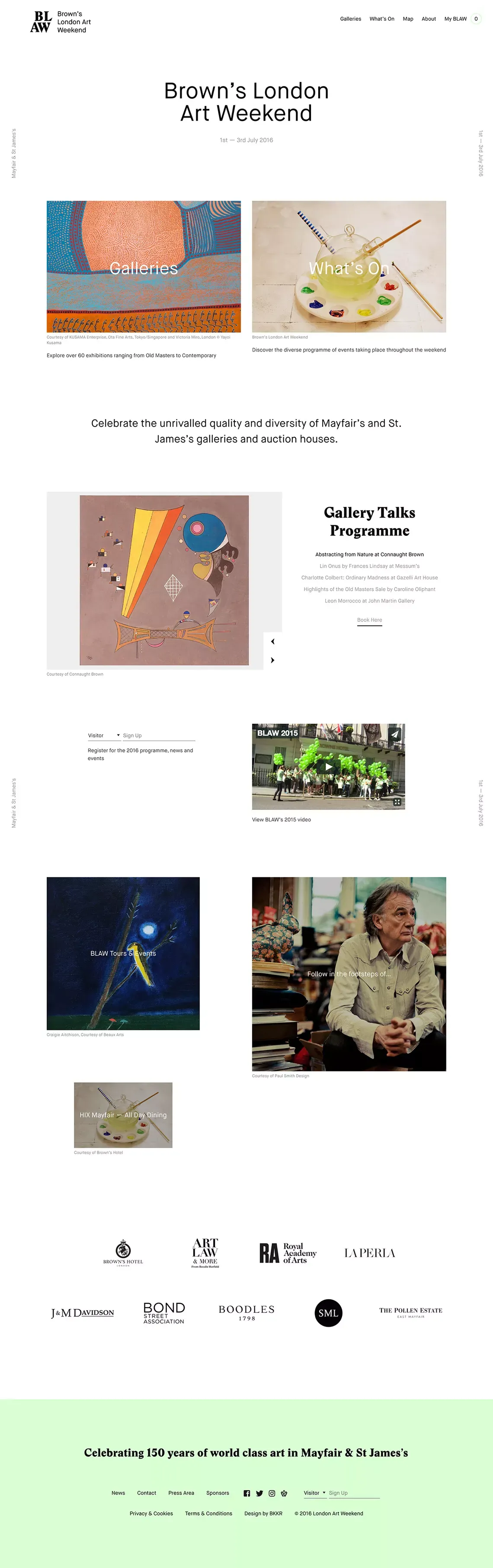 Brown’s London Art Weekend - Other design