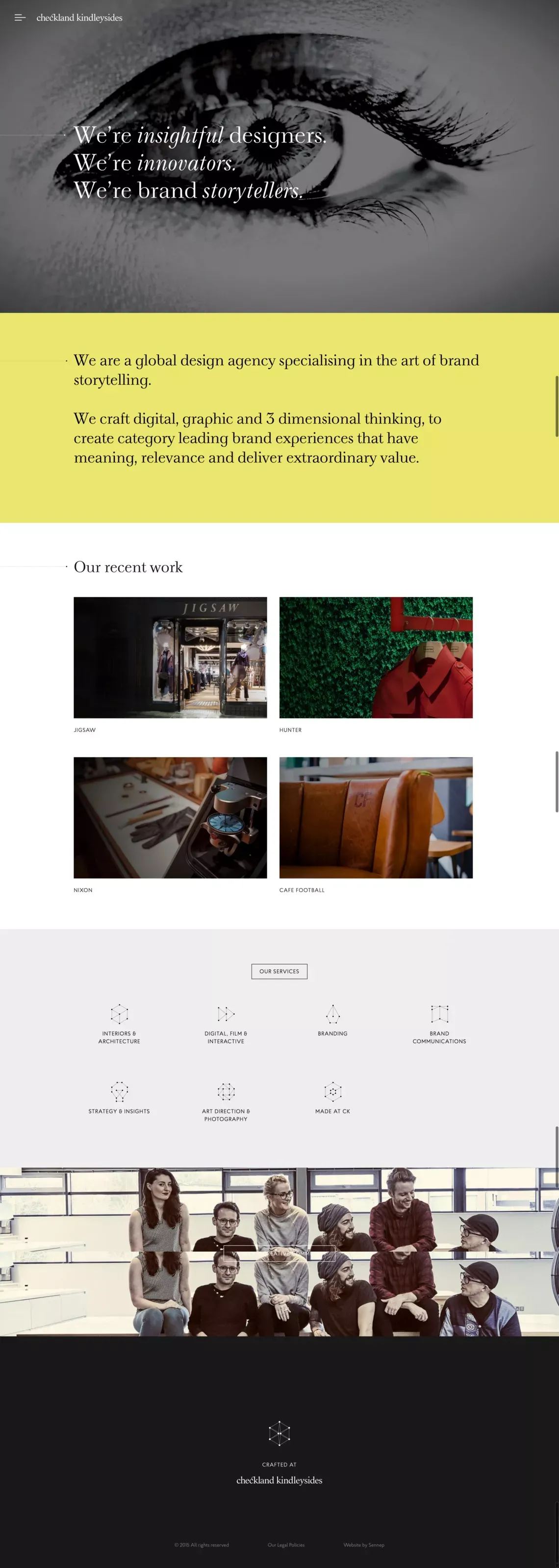 Checkland Kindleysides - Portfolio design