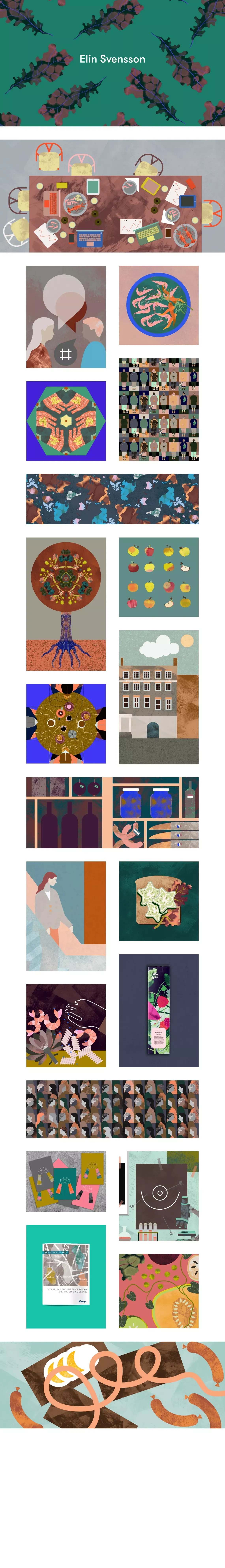 Elin Svensson - Portfolio design