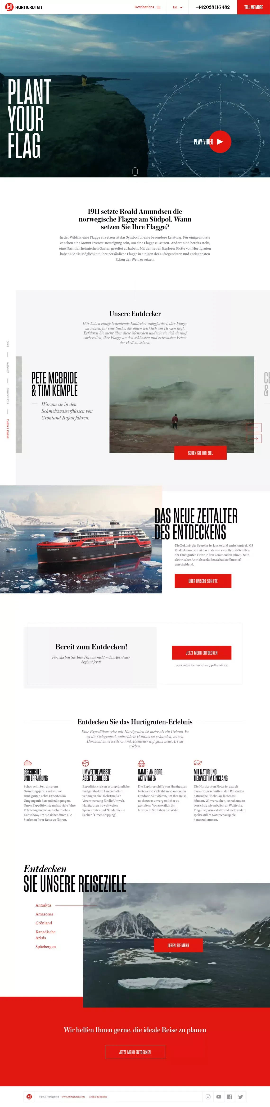 Plant your flag | Hurtigruten - Other design