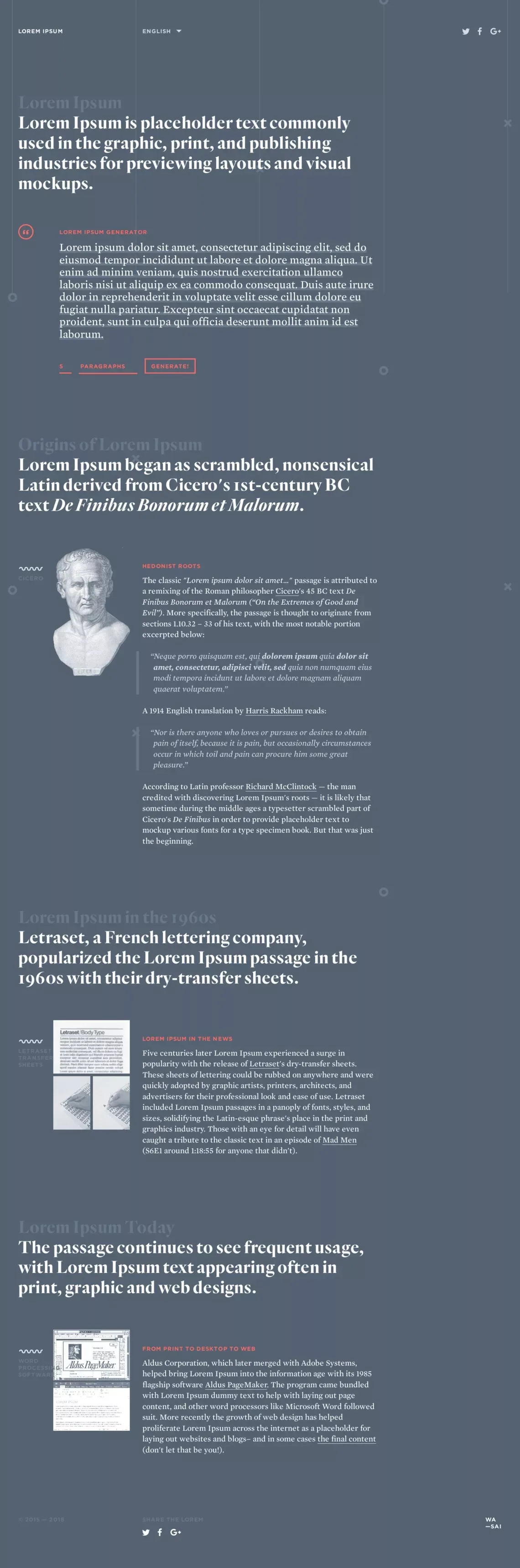 Lorem Ipsum - website design
