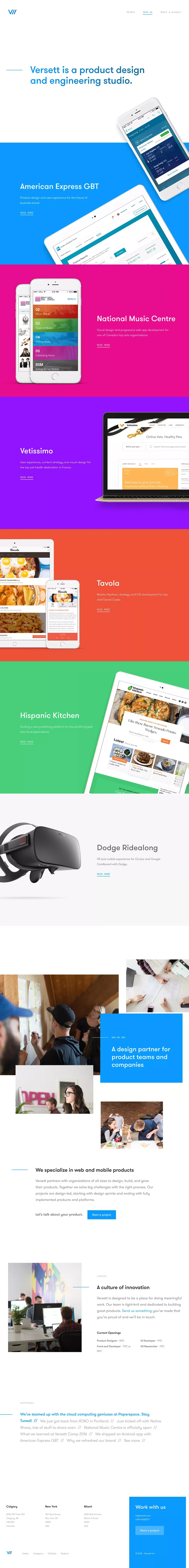 Versett - A Product Design and Engineering Studio in Calgary & New York - Portfolio design
