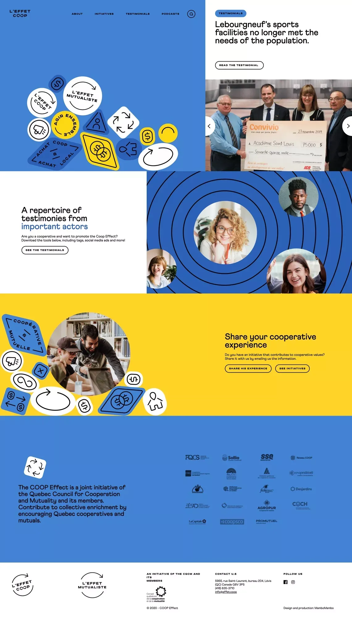 Effet COOP - Landing design