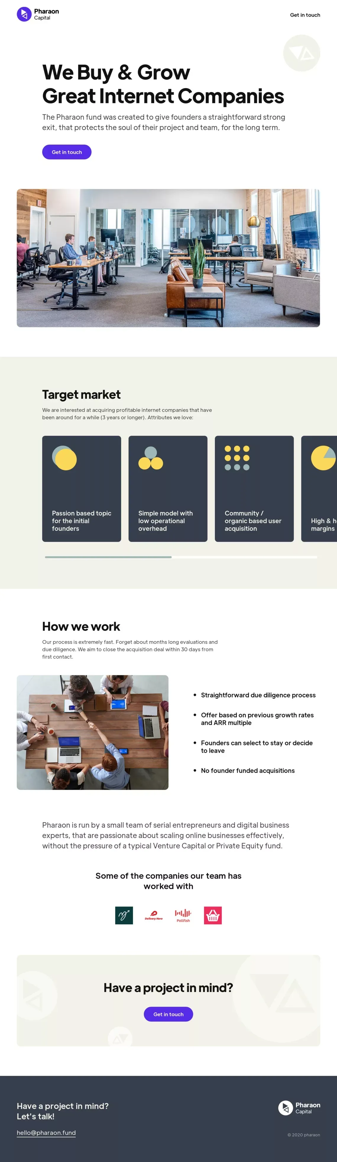 Pharaon Capital - Portfolio design