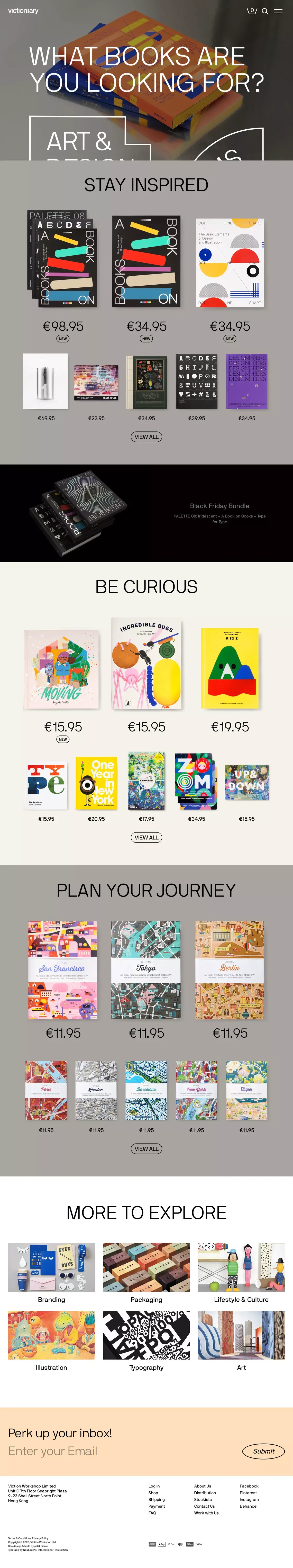 viction:ary - Ecommerce design