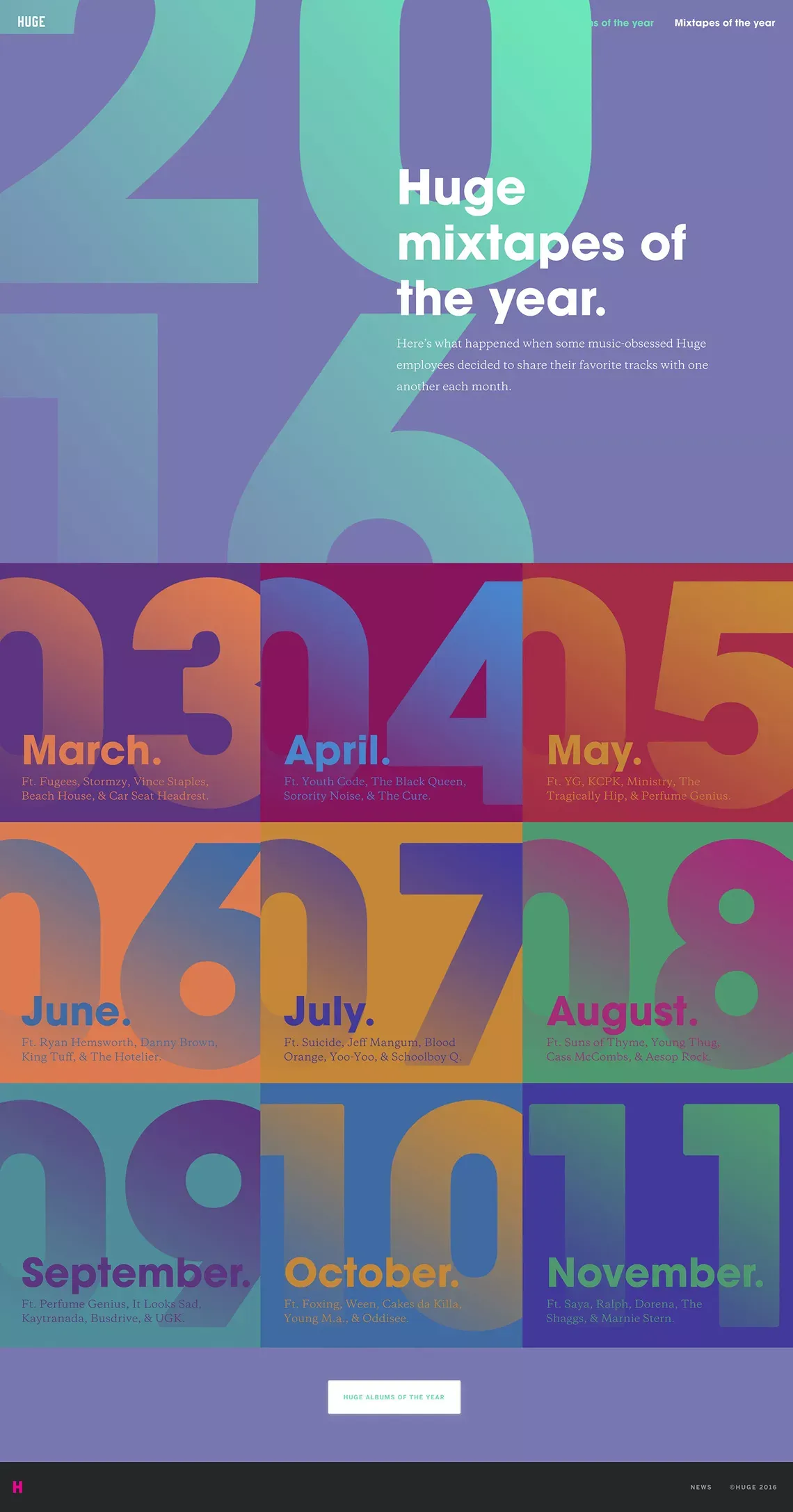 Huge mixtapes of the year - Other design