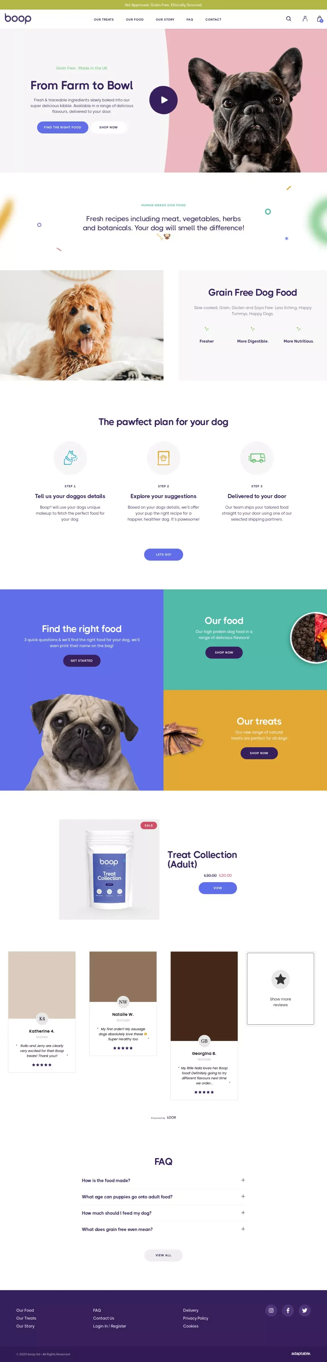 boop - Ecommerce design