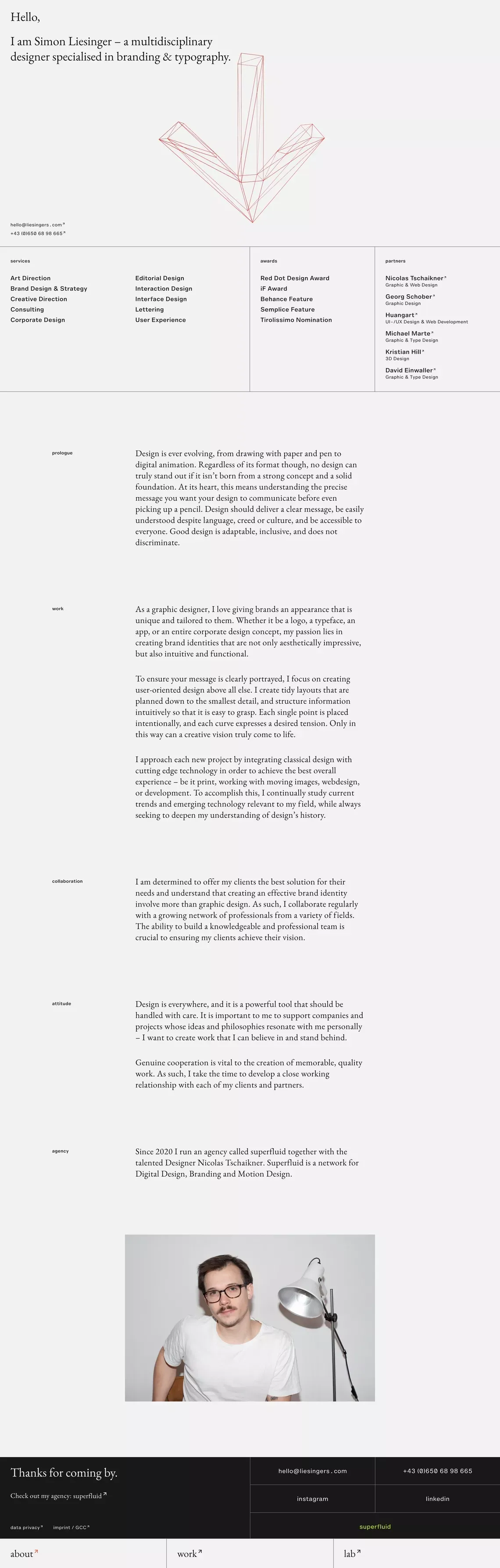Simon Liesinger - Portfolio design