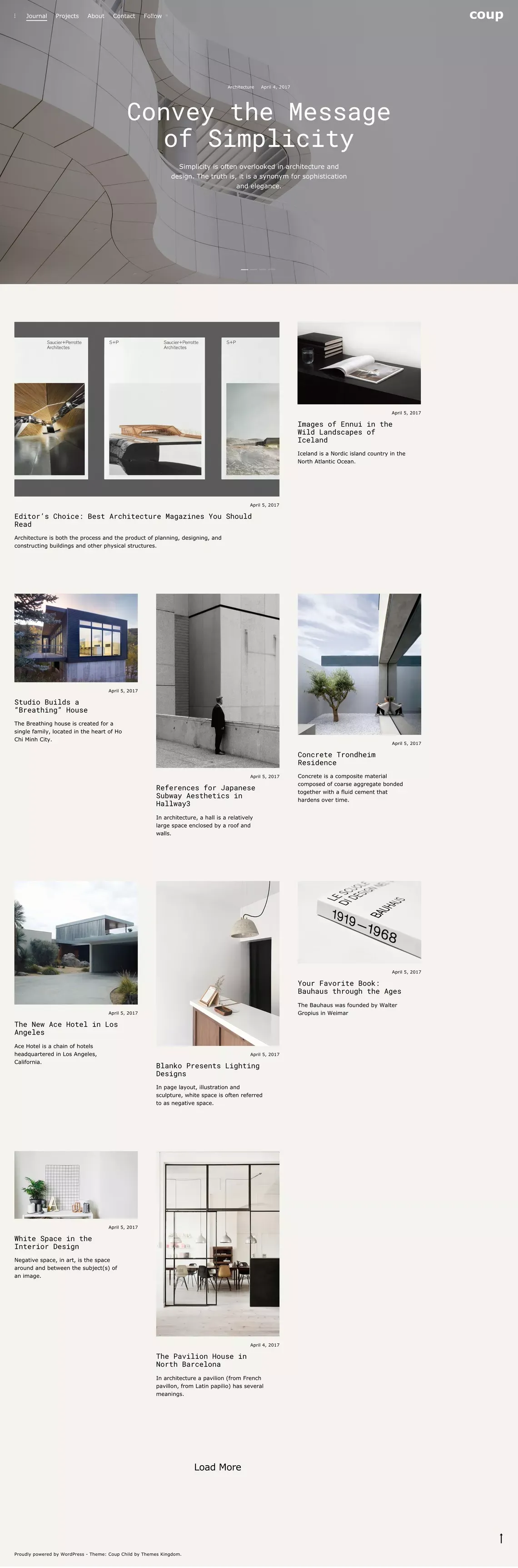 Coup - newspaper inspired WordPress theme - ThemesKingdom - Template design