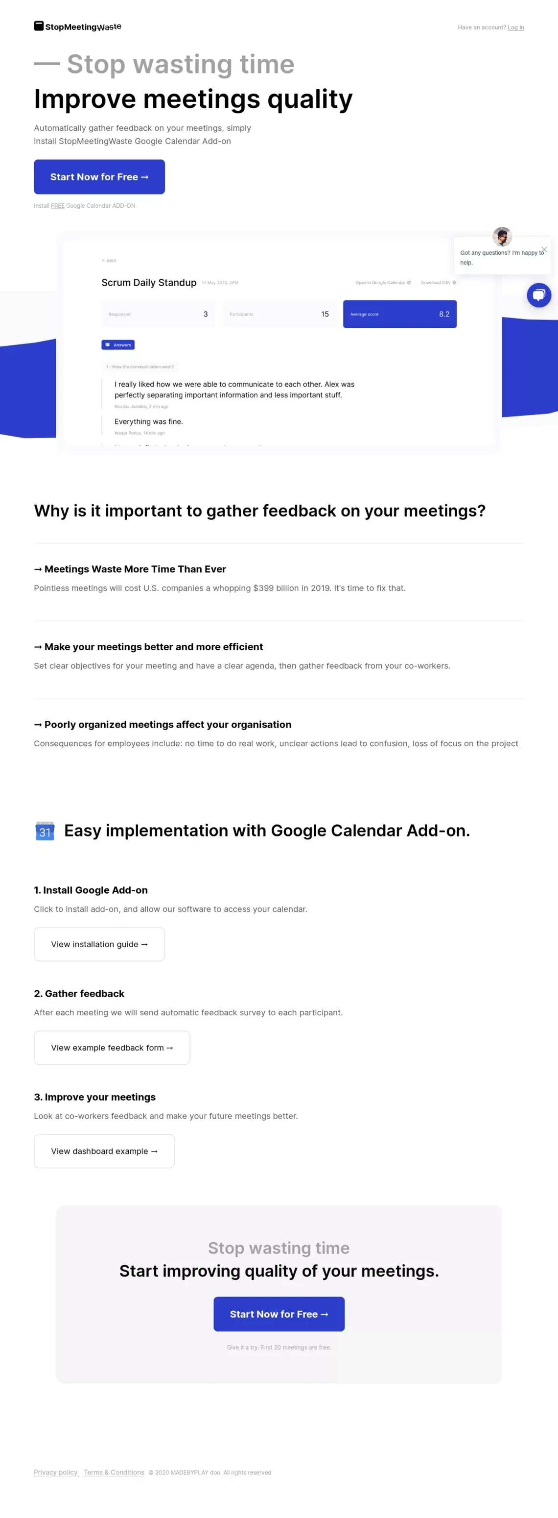 http://stopmeetingwaste.com/ - website design