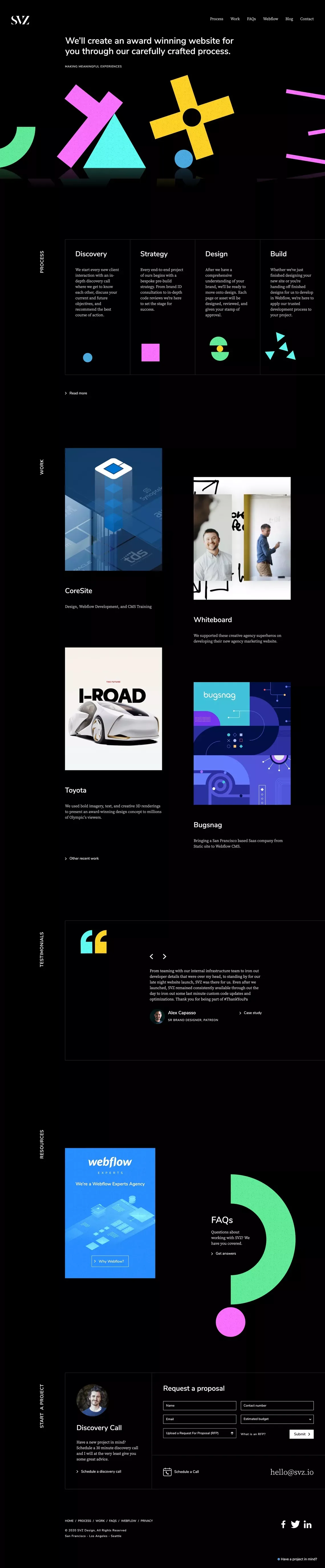 Webflow Developer | SVZ Design - Portfolio design