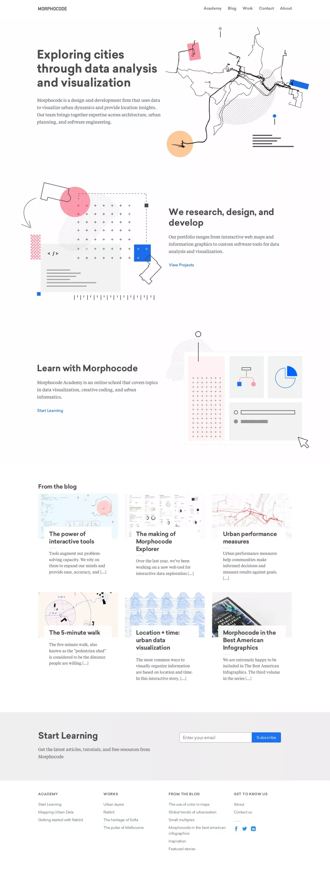 Home - MORPHOCODE - Landing design