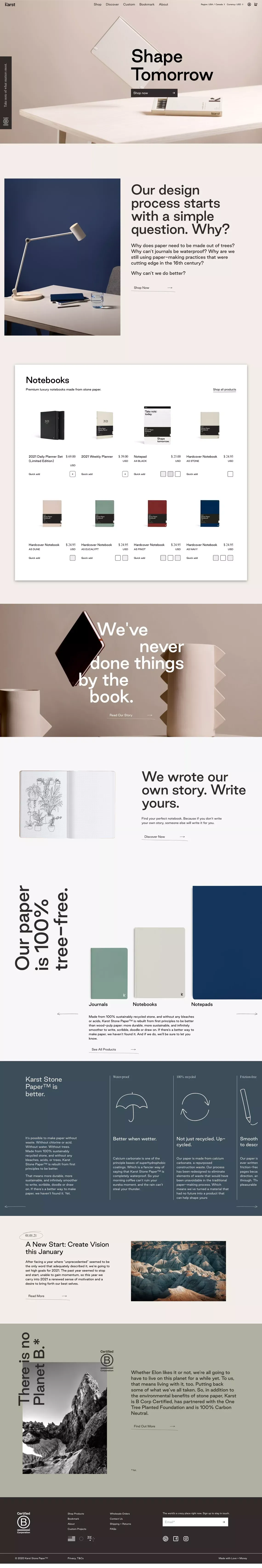 Home - Karst - Ecommerce design