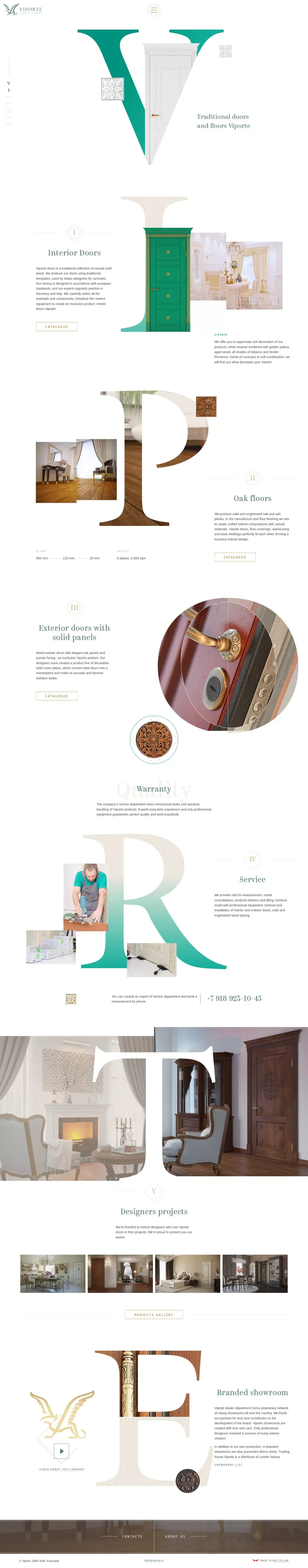 Viporte - Elite interior doors - Portfolio design