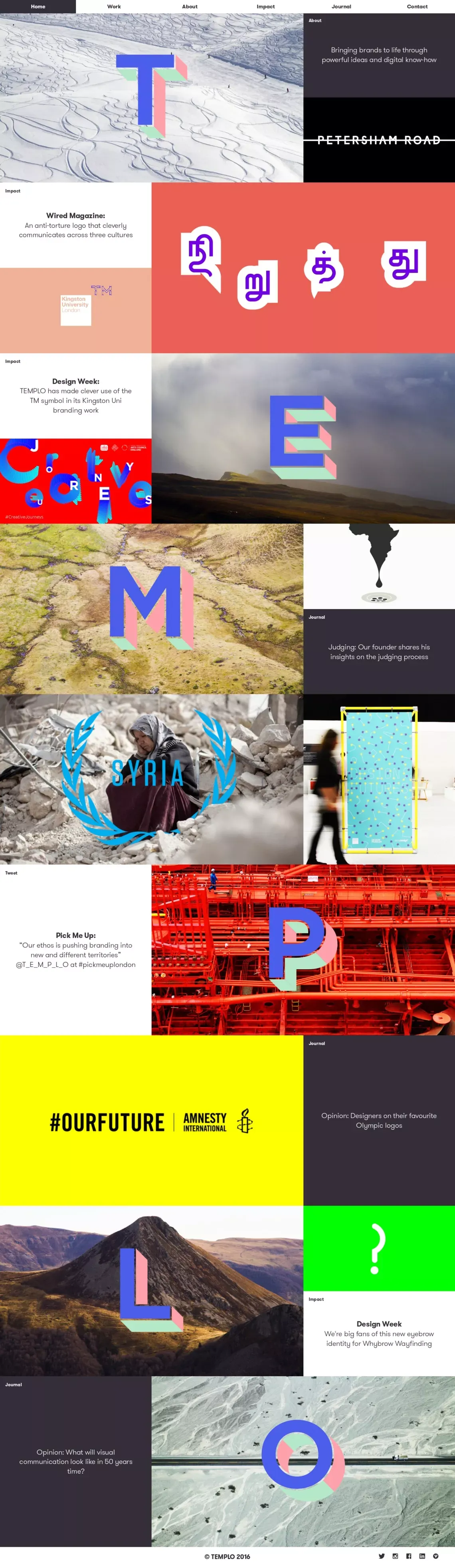 TEMPLO - Portfolio design