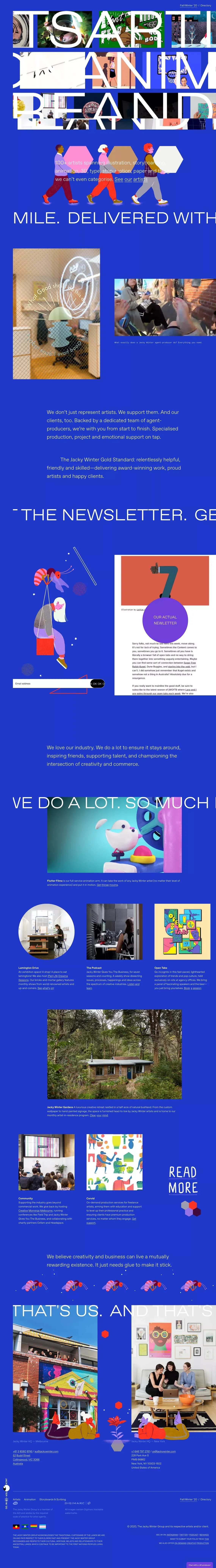 http://jackywinter.com/ - Portfolio design
