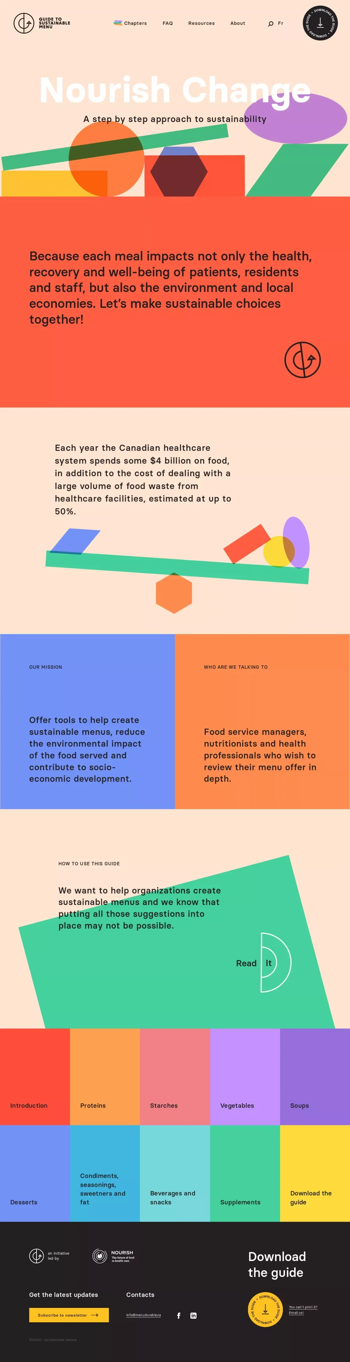 Home - Guide des menus durables - Other design