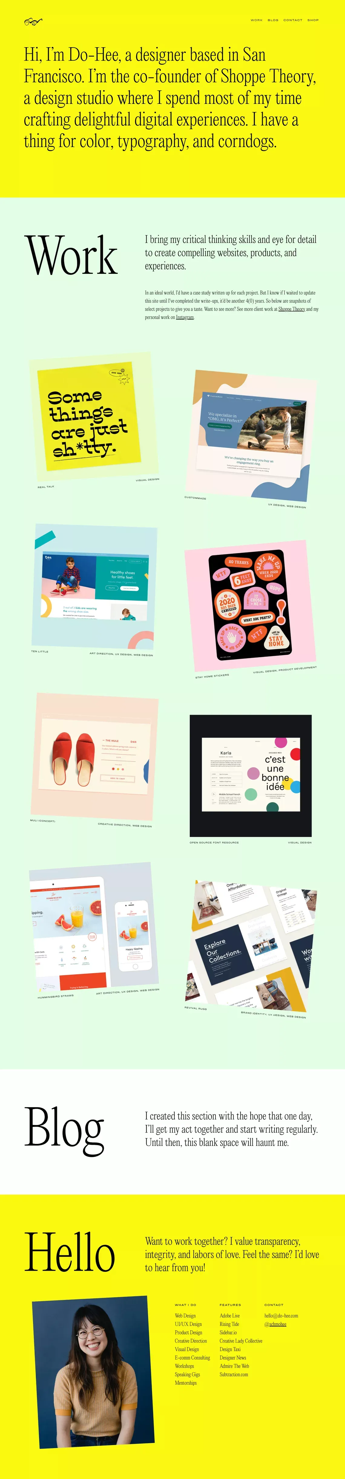 Do-Hee Kim - Portfolio design