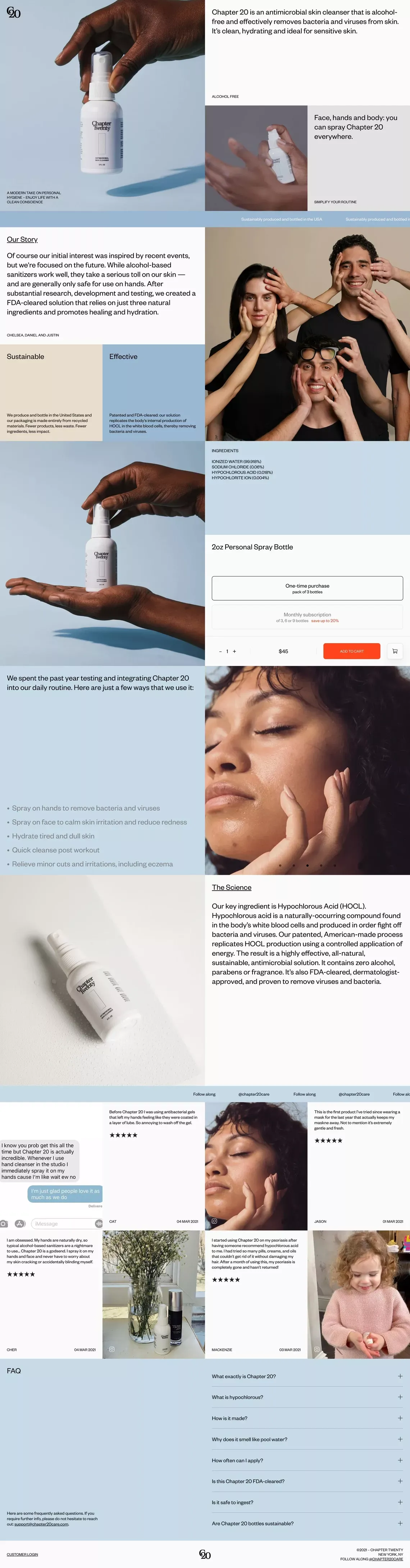 Chapter20 - Alcohol free antimicrobial skin cleanser - Ecommerce design