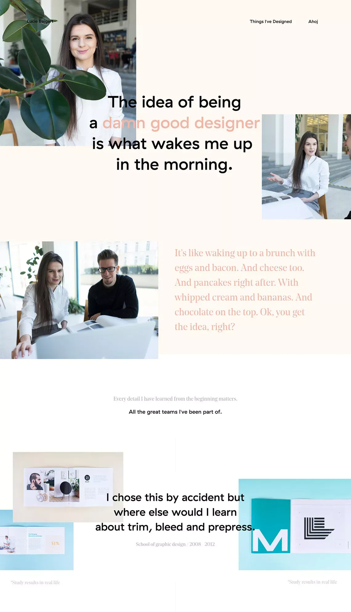 🍰 BRUNCH? - Portfolio design