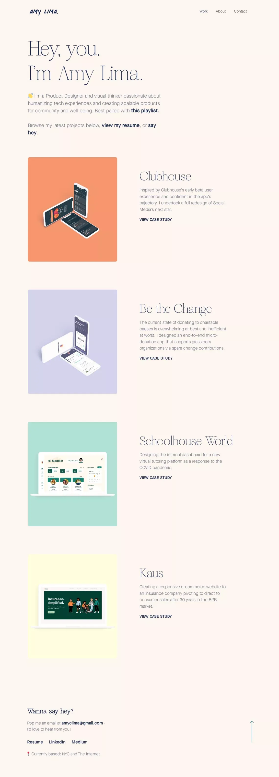 Amy Lima Design Portfolio - Portfolio design