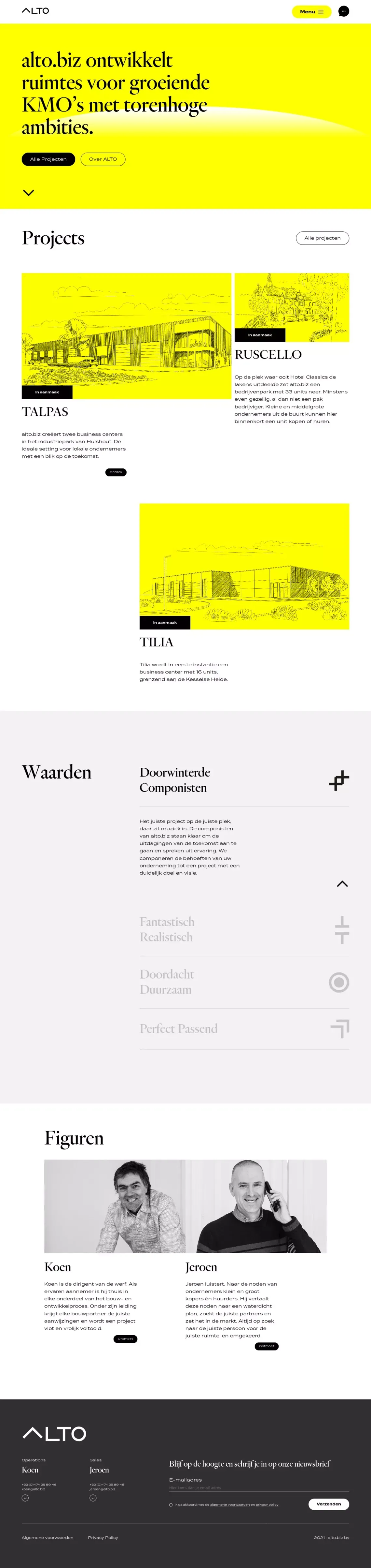 ALTO - Portfolio design