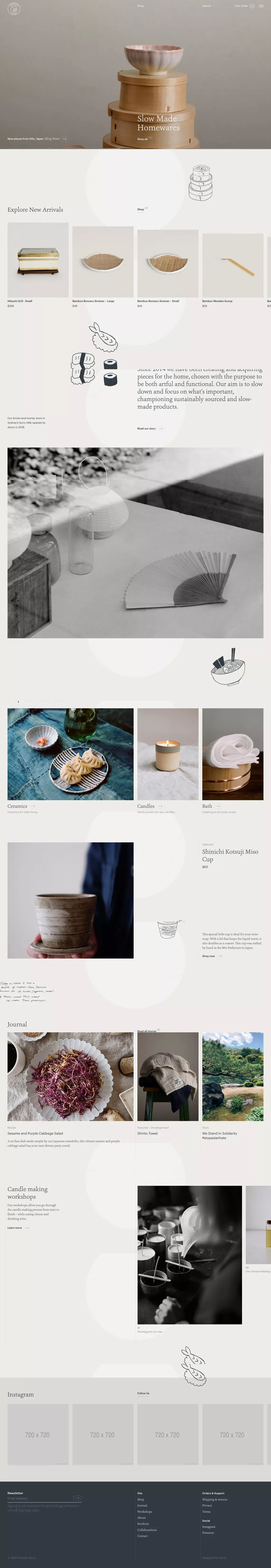 Provider Store - Ecommerce design