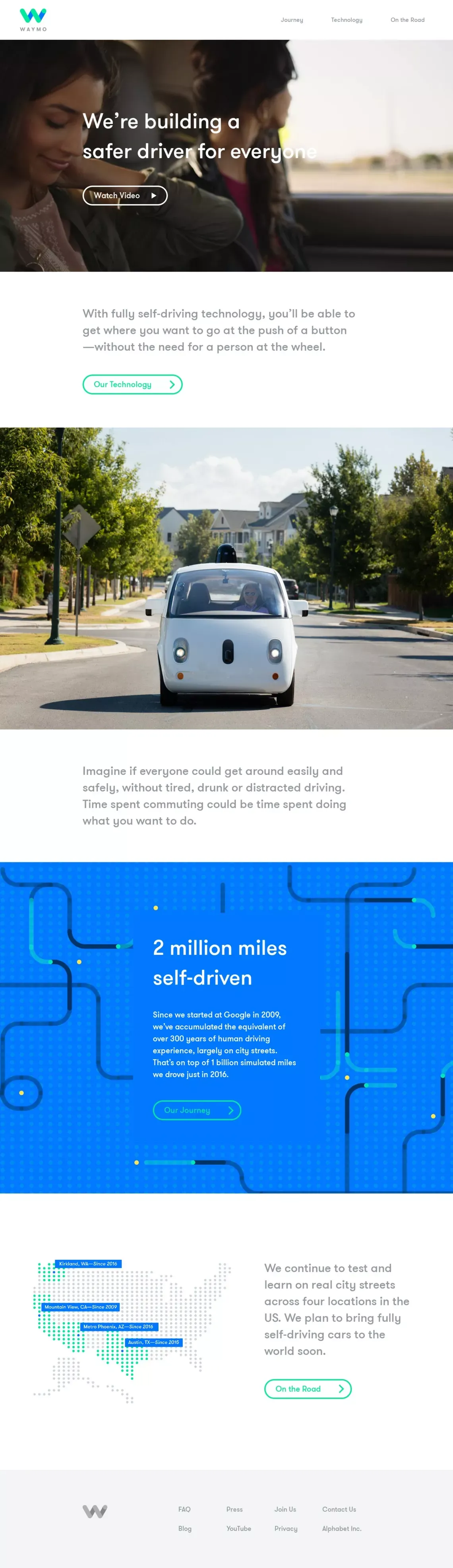 Waymo - Landing design