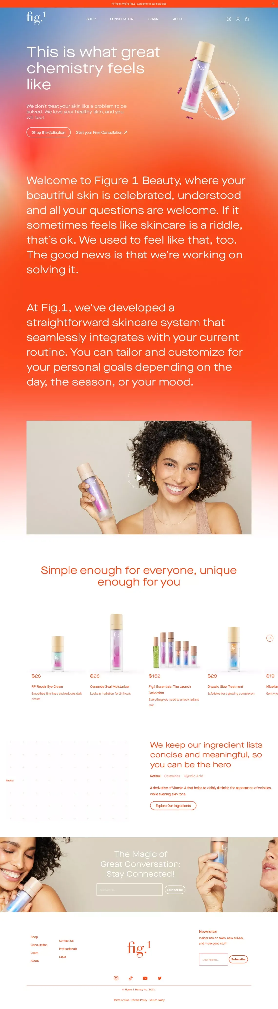 Figure 1 Beauty - Ecommerce design