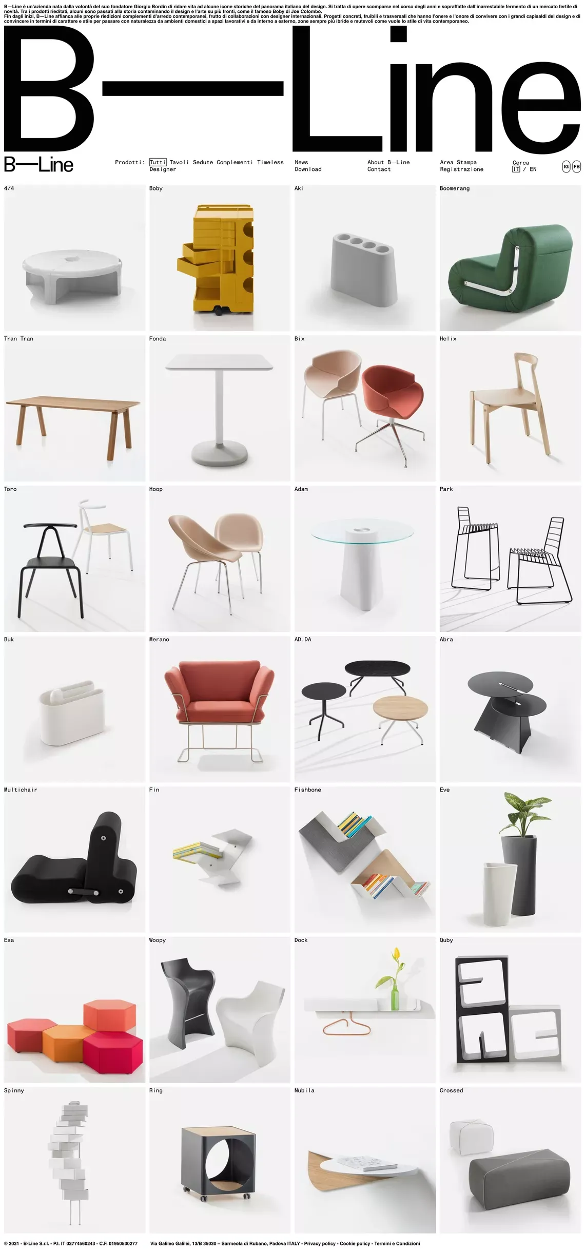 B—Line - Ecommerce design