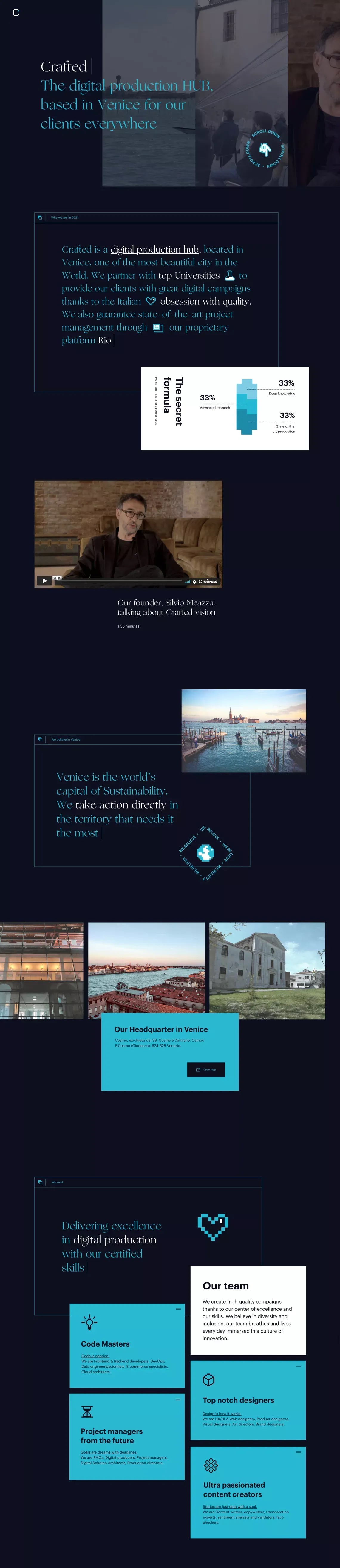 Crafted - Portfolio design
